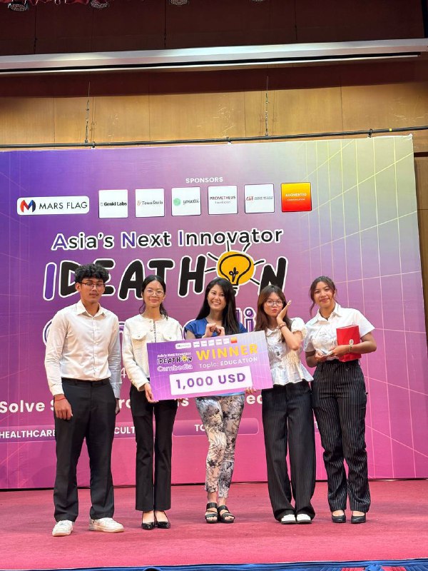 The Edu-Assist team at Ideathon Cambodia 2025