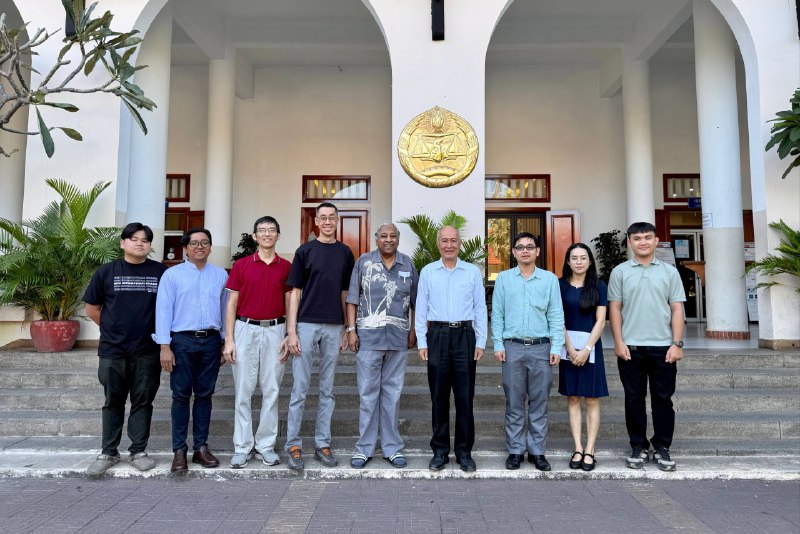 Singapore Polytechnic facilitators on the project site visit