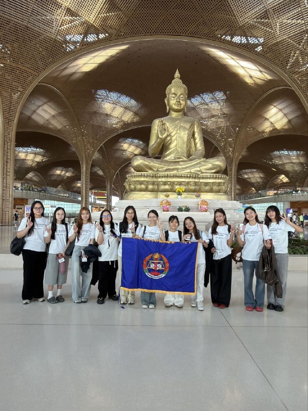 NUMIC students departing for their exchange programmes in Indonesia