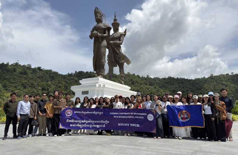 NUMIC students on the study tour to Sihanoukville Autonomous Port